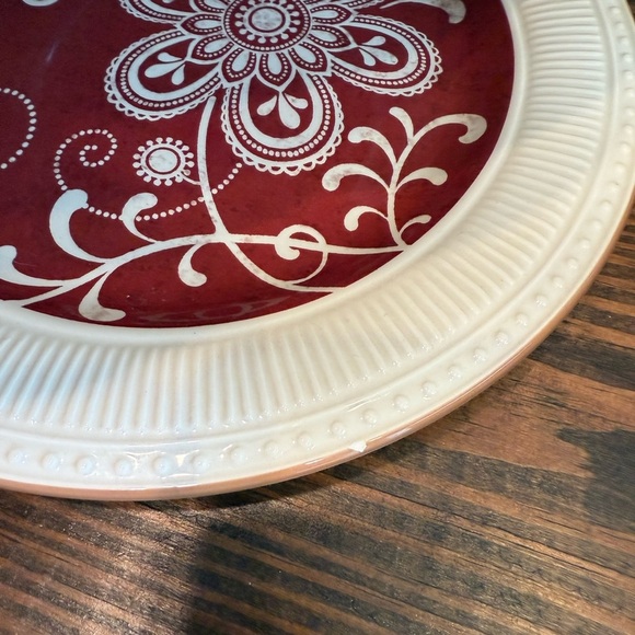 PIER 1 MARIBETH IRONSTONE Dinner Plate 11” Retired Excellent Condition Set Of 4 - Picture 3 of 5